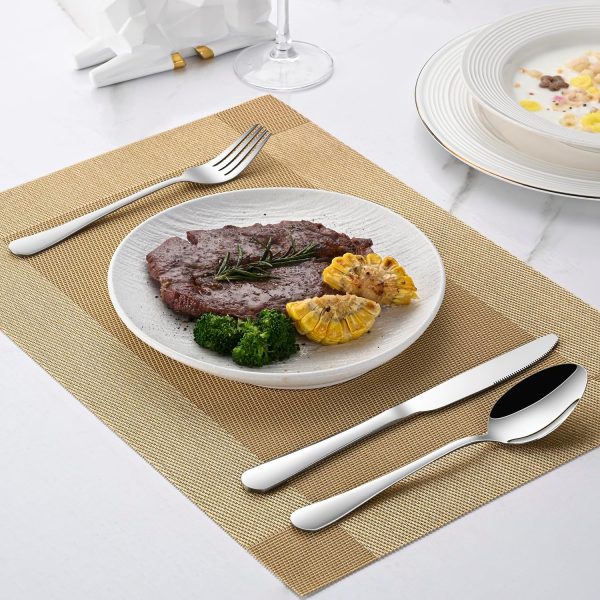 Dinner Forks,8-Piece 8 Inches Stainless Steel Table Fork,Dishwasher Safe Flatware Forks,Food Grade Mirror Polishing Silverware Main Fork For Home,Restaurant Or Hotel - Image 8